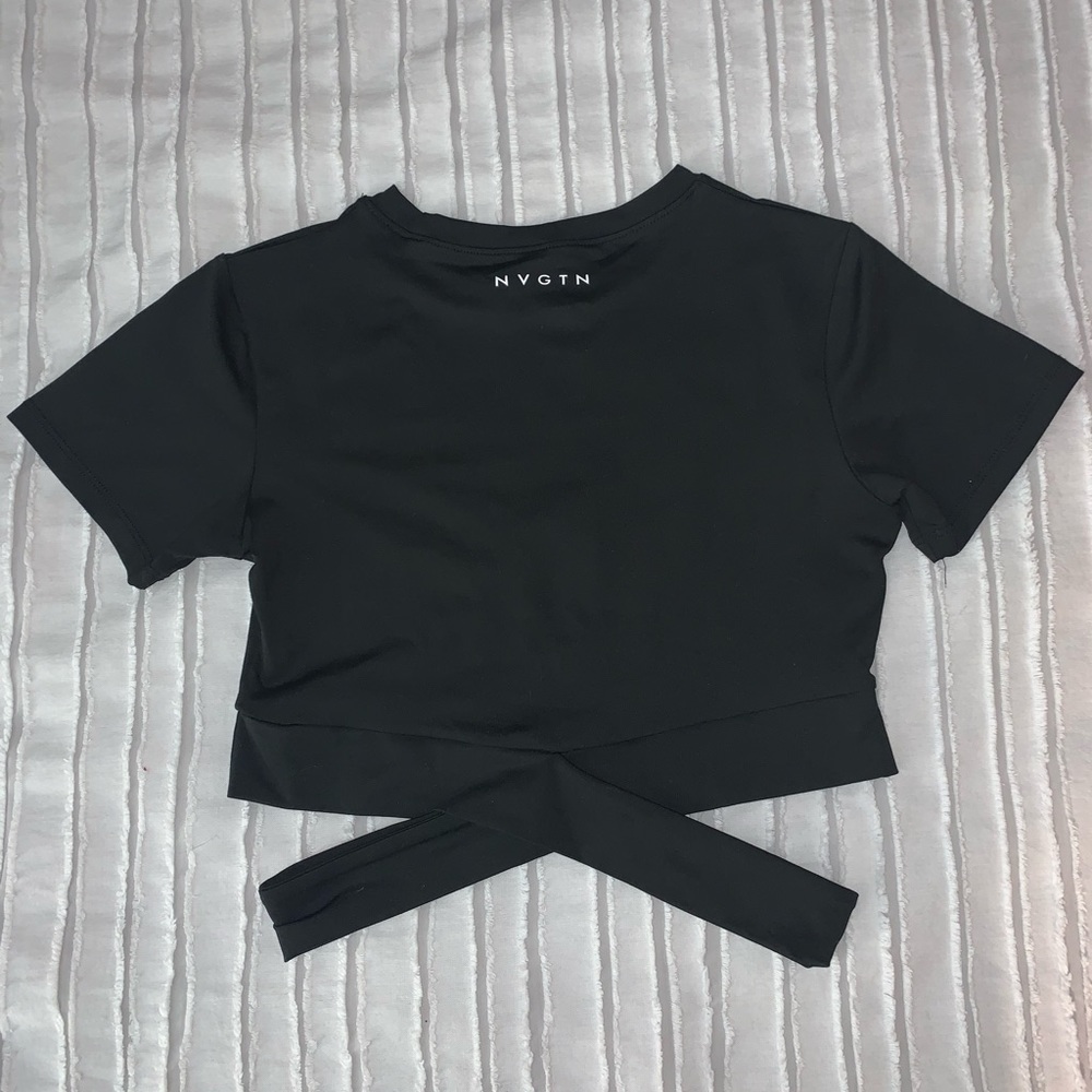 NVGTN Black Crossbody Tee